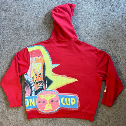 Upcycled Hoodie - Lightning McQueen - Old Navy Men's XXXL