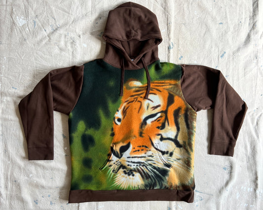 Custom Hoodie - Tiger Fleece - Men's XL