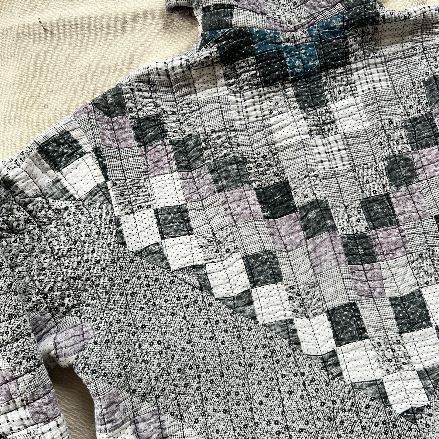 Reworked Quilt Hoodie