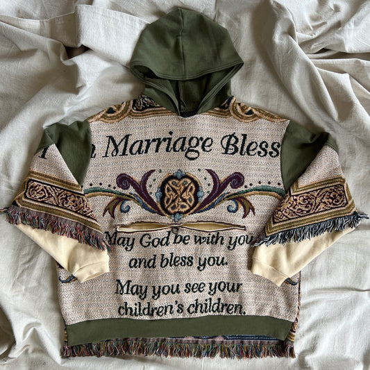 Custom Hoodie - Irish Marriage Blessing Blanket - XXL