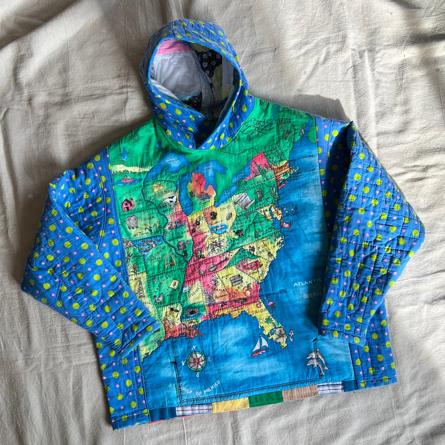 Reversible Quilt Hoodie