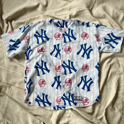 Baseball Jersey - Yankees Bedsheet - Men's XXL