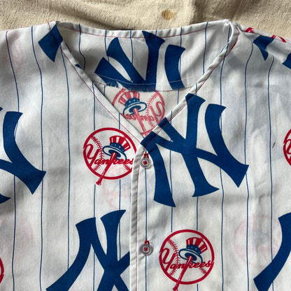 Baseball Jersey - Yankees Bedsheet - Men's XXL