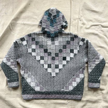 Reworked Quilt Hoodie