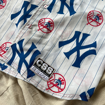 Baseball Jersey - Yankees Bedsheet - Men's XXL