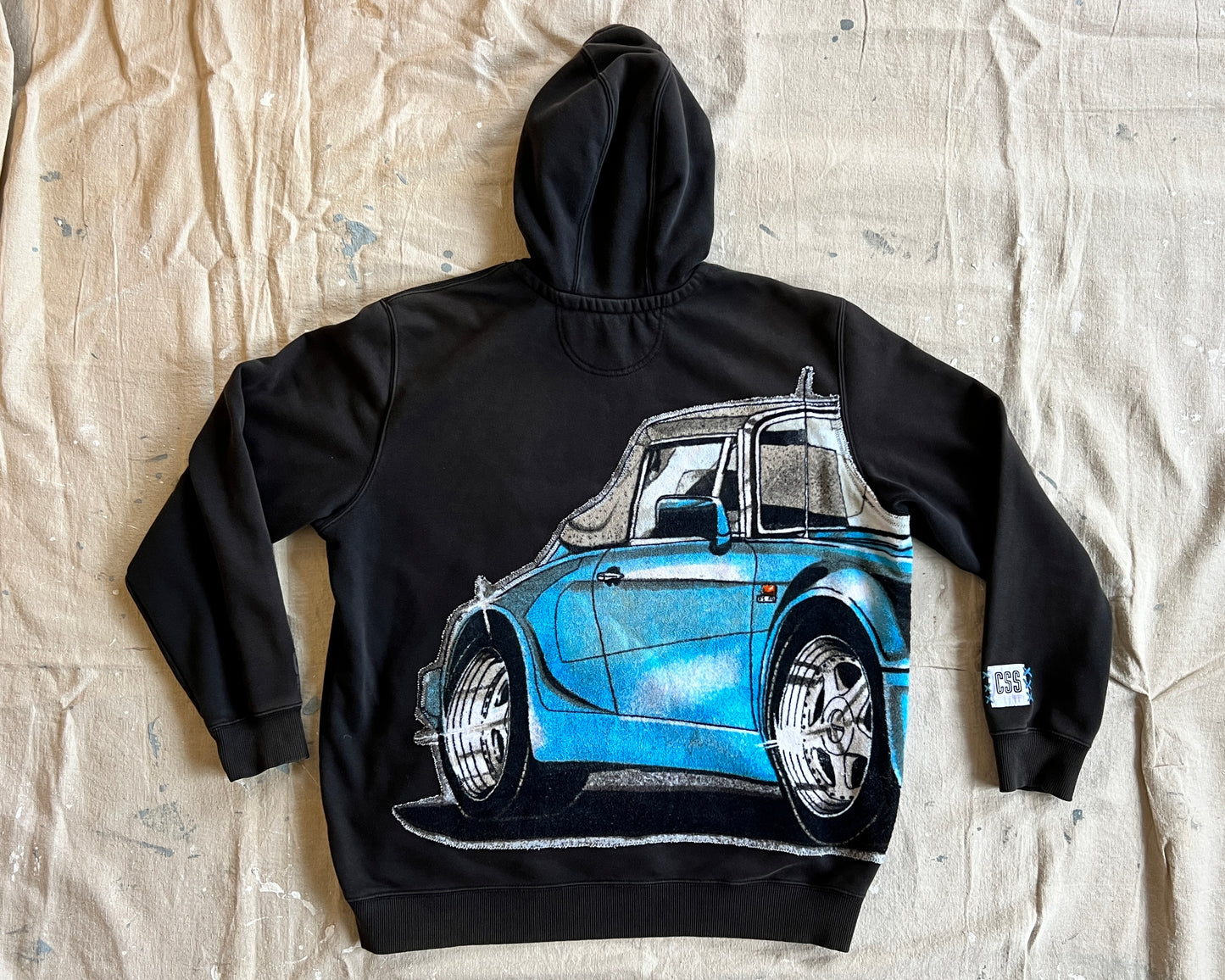 Custom Carhartt Hoodie - Porsche - Men's XXL Tall