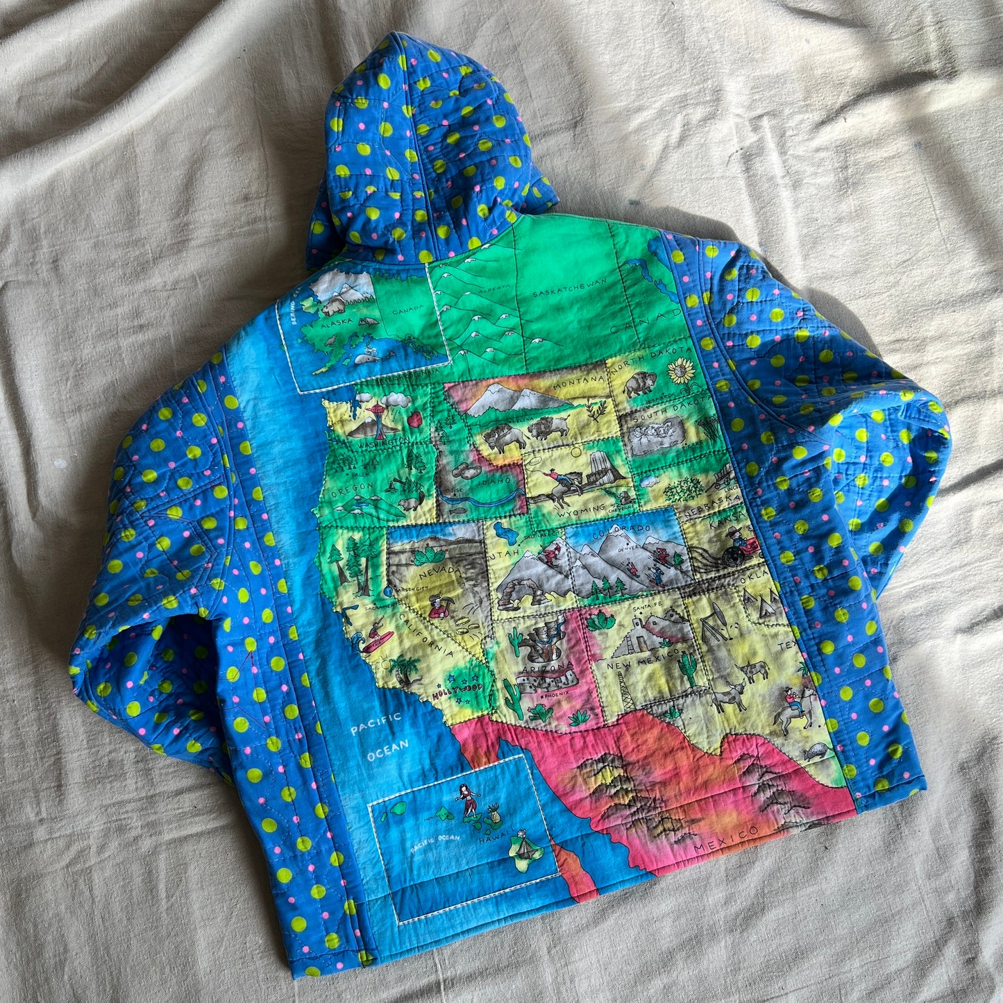 Reversible Quilt Hoodie