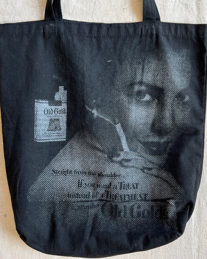 Custom Tote Bag - Screenprinted Vintage Ads