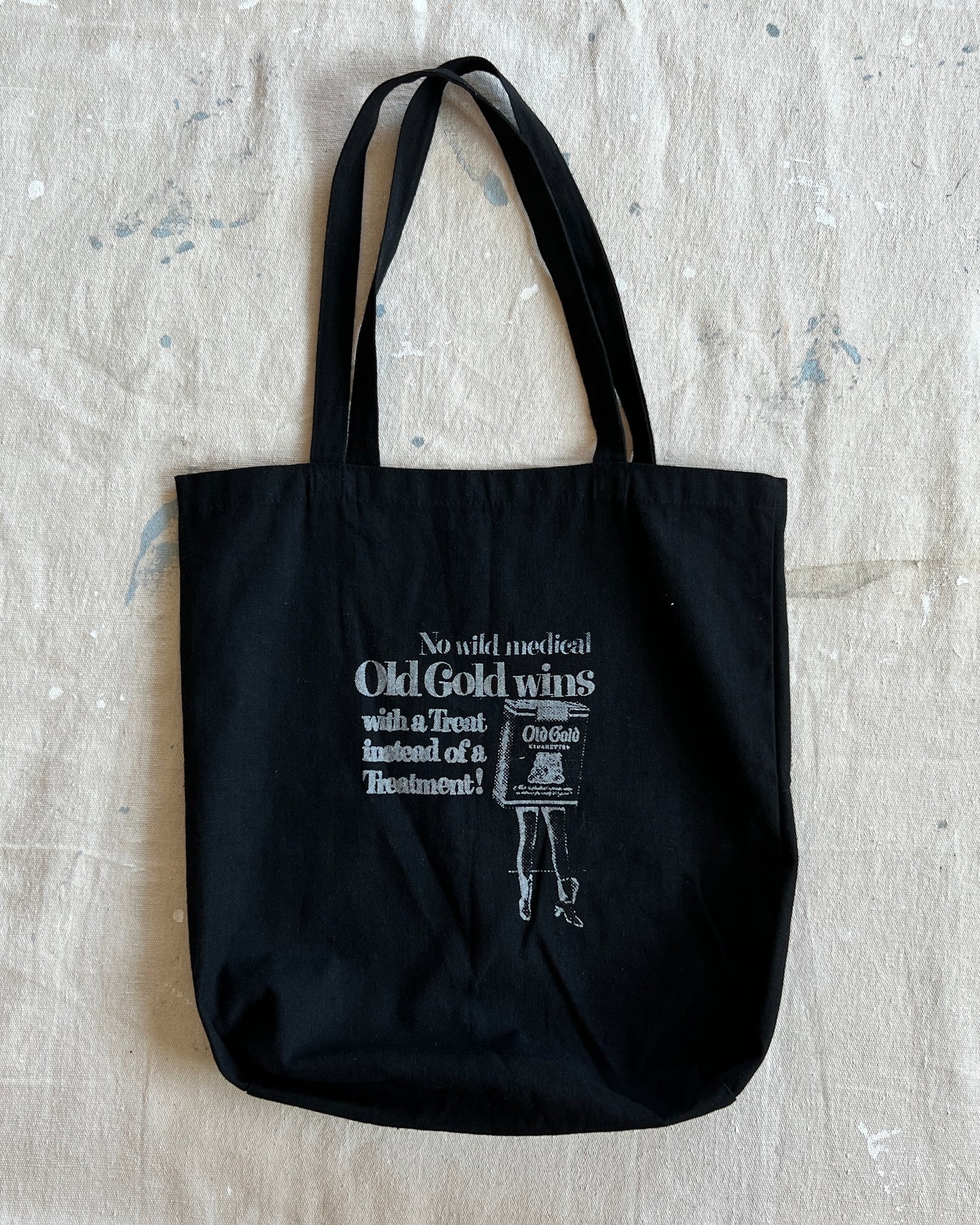 Custom Tote Bag - Screenprinted Vintage Ads