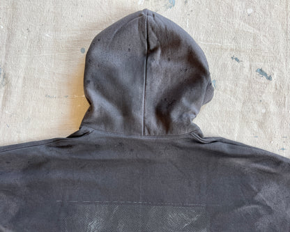 Custom Vintage Ad Hoodie - Grey - Men's XXXL